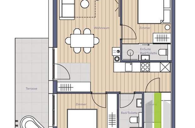 Terrassenwohnung kaufen in 8965 Pruggern (Bild 5)
