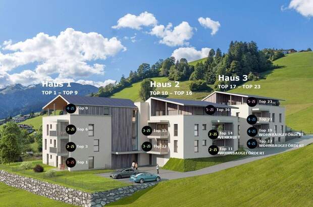 Wohnung mit Balkon kaufen in 6311 Oberau (Bild 5)