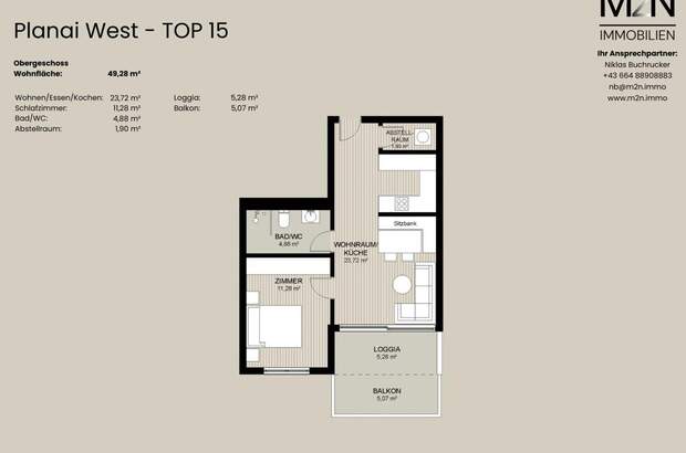 Wohnung mit Balkon kaufen in 8970 Schladming (Bild 4)