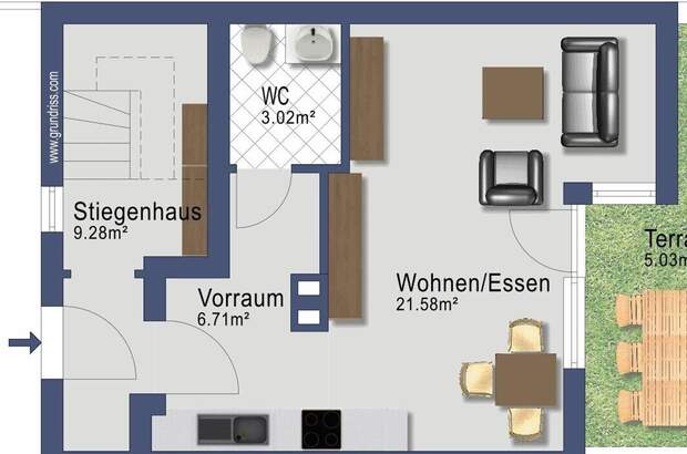 Wohnung mit Balkon mieten in 5131 Franking (Bild 2)