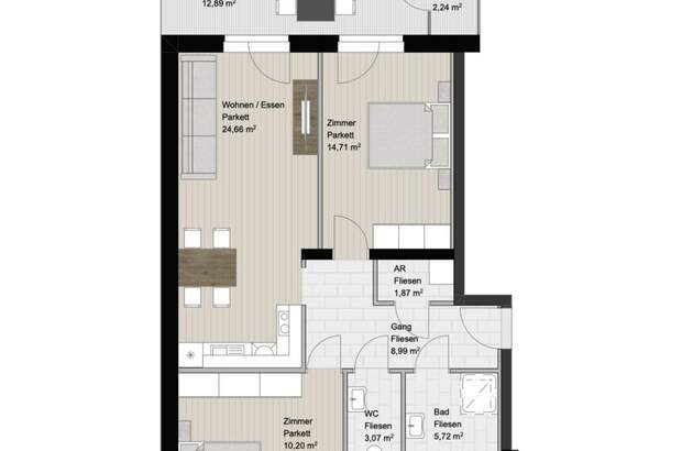 Eigentumswohnung in 8261 Untergroßau (Bild 4)