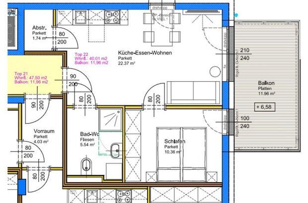 Wohnung mit Balkon mieten in 4600 Wels (Bild 2)