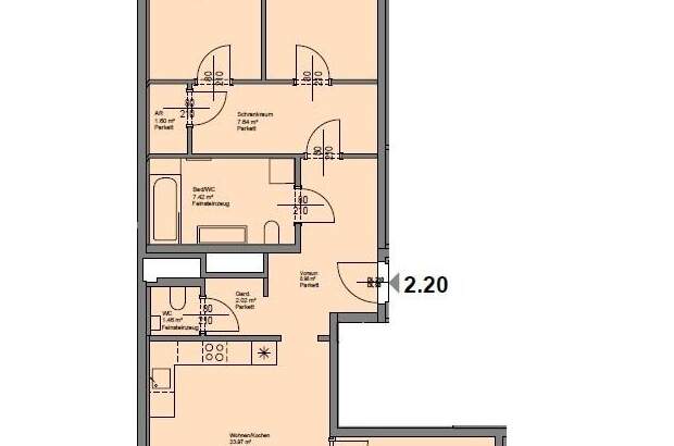 Terrassenwohnung mieten in 3100 St. Pölten (Bild 2)