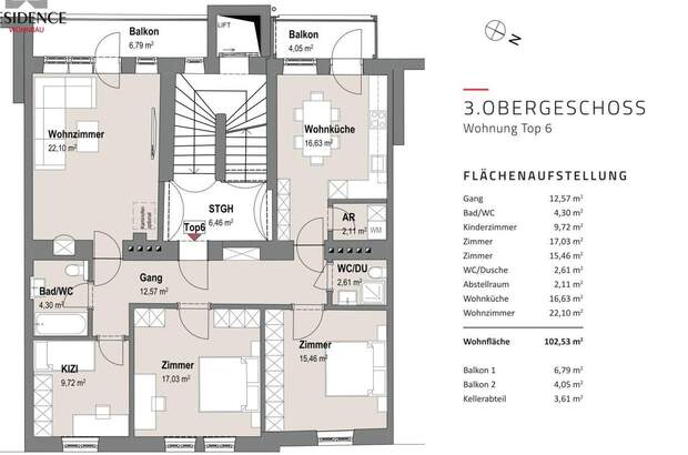 Altbauwohnung mit Balkon kaufen in 5020 Salzburg (Bild 4)