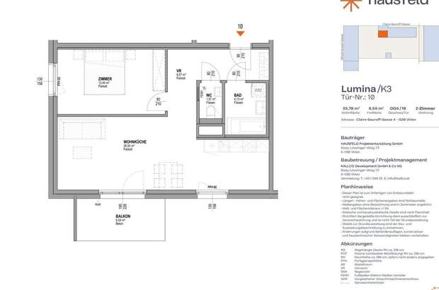 Wohnung mit Balkon mieten in 1220 Wien (Bild 1)