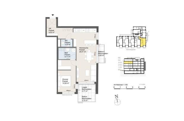 Terrassenwohnung mieten in 1220 Wien
