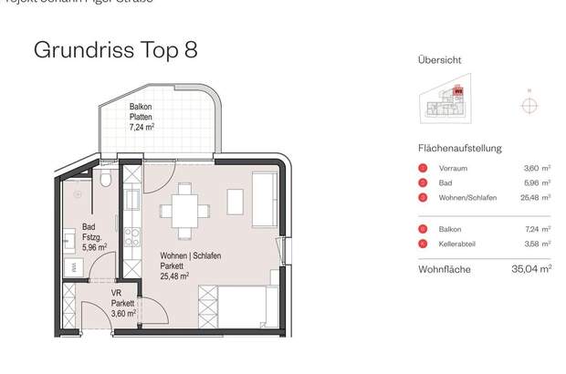 Wohnung mit Balkon kaufen in 5026 Salzburg (Bild 4)