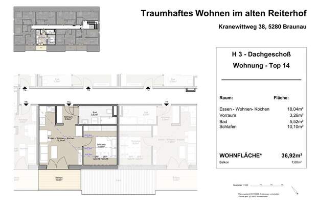 Terrassenwohnung kaufen in 5280 Braunau (Bild 1)
