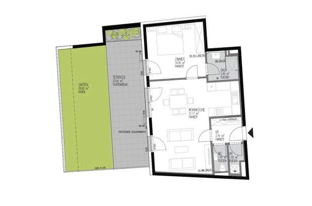 Terrassenwohnung mieten in 1130 Wien (Bild 1)