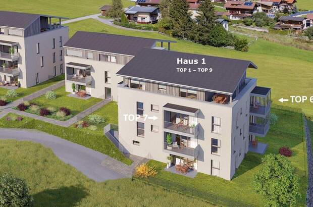Wohnung mit Balkon kaufen in 6311 Oberau (Bild 2)
