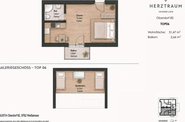 Wohnung mit Balkon kaufen in 9762 Weißensee (Bild 5)