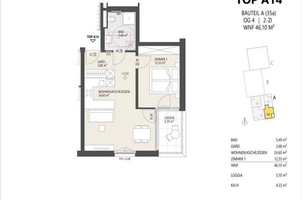 Wohnung mit Balkon kaufen in 6020 Innsbruck (Bild 2)