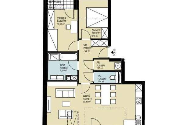 Terrassenwohnung mieten in 8020 Graz (Bild 5)