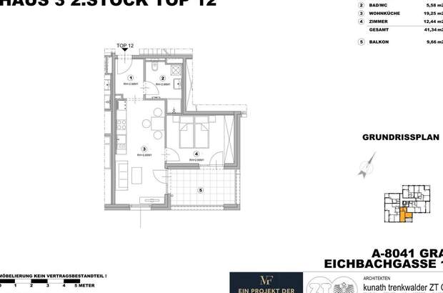Wohnung mit Balkon mieten in 8041 Graz
