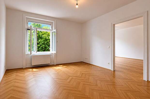 Altbauwohnung mit Balkon mieten in 1090 Wien (Bild 2)