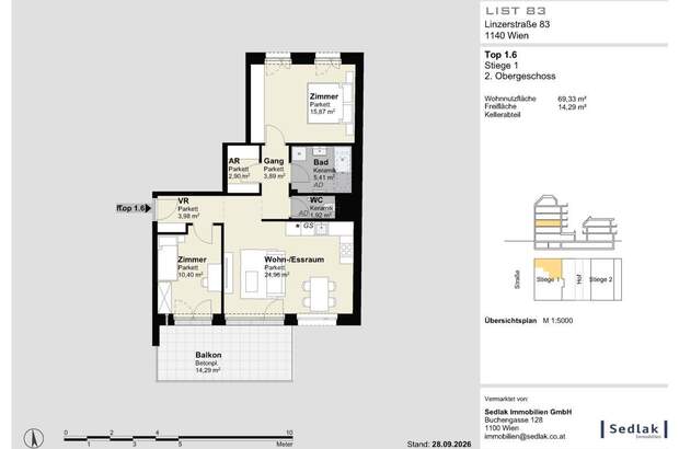 Terrassenwohnung kaufen in 1140 Wien (Bild 5)