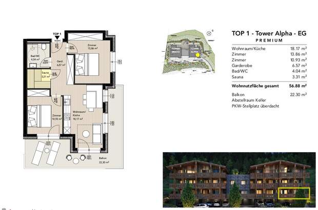 Terrassenwohnung kaufen in 8970 Schladming (Bild 3)