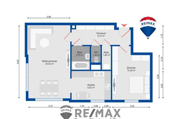 Wohnung mieten in 1100 Wien (Bild 1)