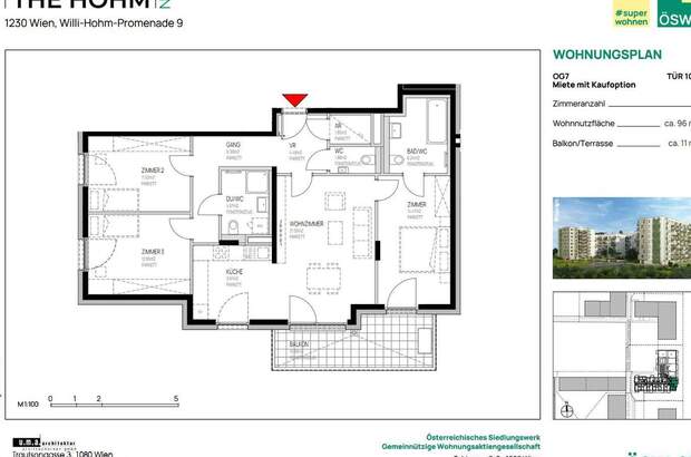 Wohnung mit Balkon mieten in 1230 Wien (Bild 2)