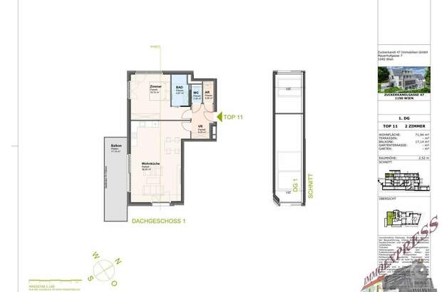 Terrassenwohnung kaufen in 1190 Wien (Bild 3)