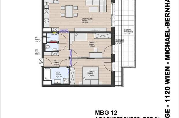 Wohnung mit Balkon kaufen in 1120 Wien (Bild 2)