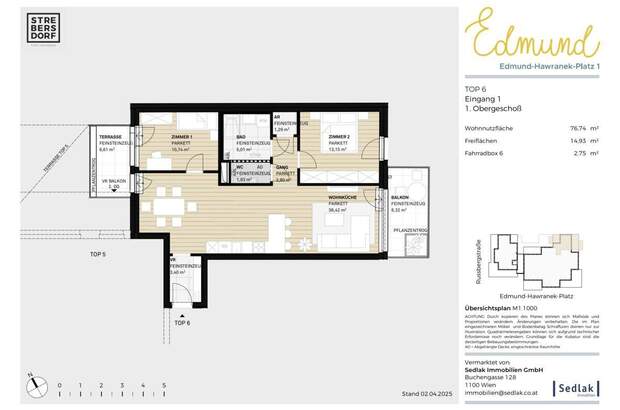Terrassenwohnung kaufen in 1210 Wien (Bild 2)