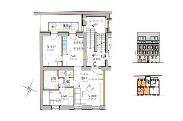 Terrassenwohnung kaufen in 4020 Linz (Bild 2)