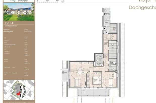 Wohnung mit Balkon kaufen in 5071 Siezenheim (Bild 2)