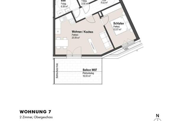 Wohnung mit Balkon kaufen in 5722 Niedernsill (Bild 3)