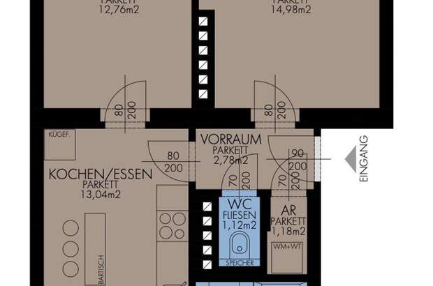 Wohnung mit Balkon kaufen in 8020 Graz (Bild 2)