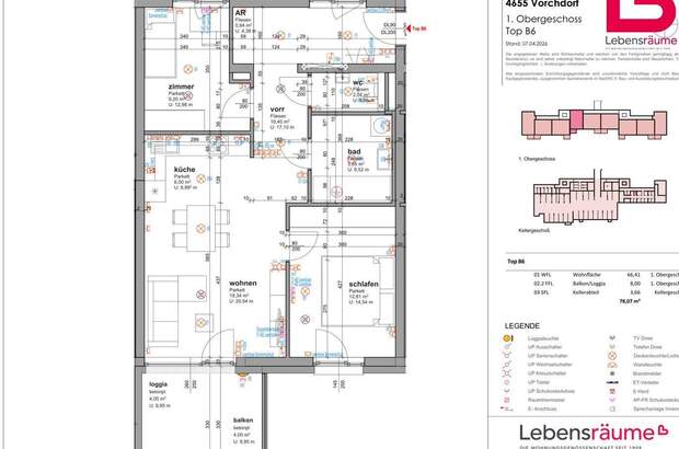 Wohnung mit Balkon mieten in 4655 Vorchdorf (Bild 3)