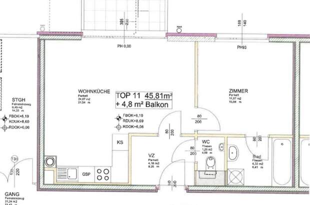 Wohnung mit Balkon mieten in 1070 Wien (Bild 2)