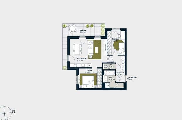 Wohnung mit Balkon kaufen in 1180 Wien (Bild 2)