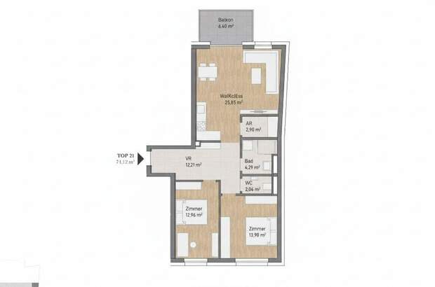 Wohnung mit Balkon kaufen in 8020 Graz (Bild 2)