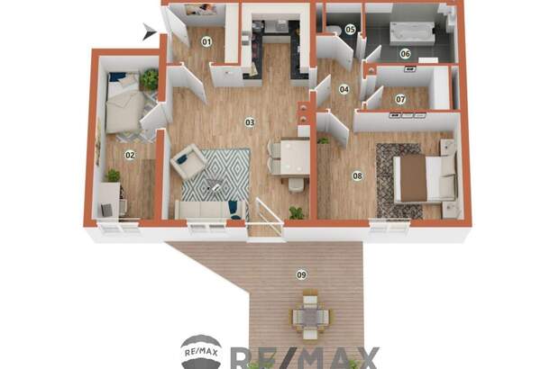 Terrassenwohnung kaufen in 2002 Großmugl (Bild 1)