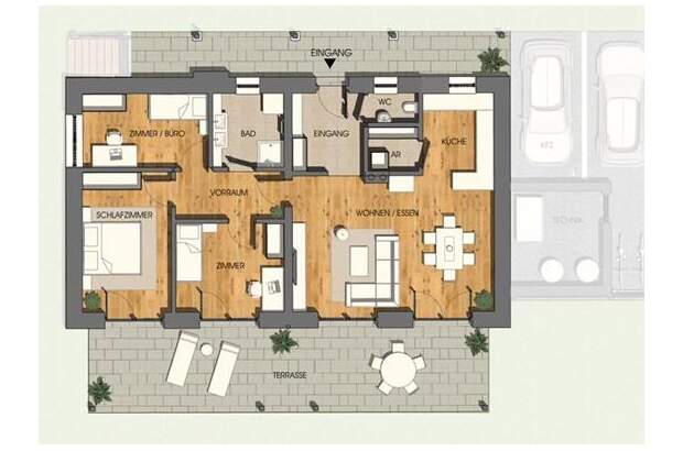 Terrassenwohnung kaufen in 9601 Arnoldstein (Bild 4)