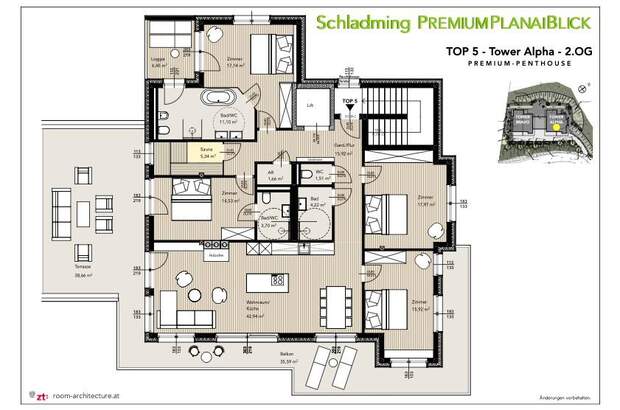 Terrassenwohnung kaufen in 8970 Schladming (Bild 5)