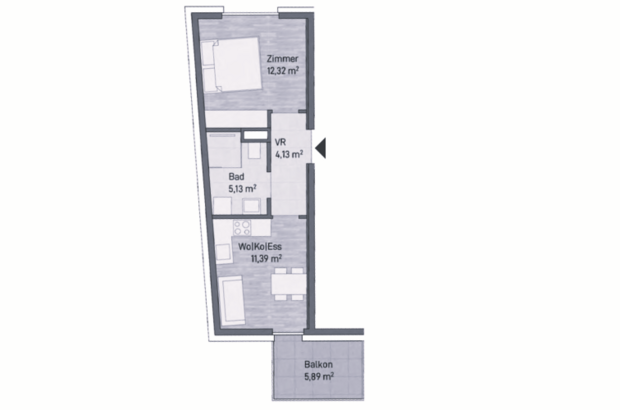 Terrassenwohnung kaufen in 8010 Graz Jakomini