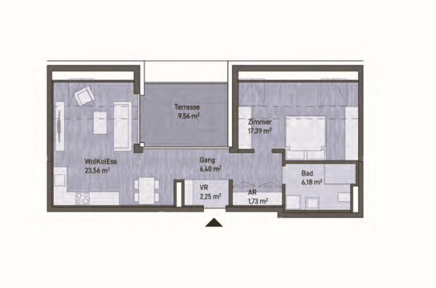 Terrassenwohnung kaufen in 8020 Graz Gries