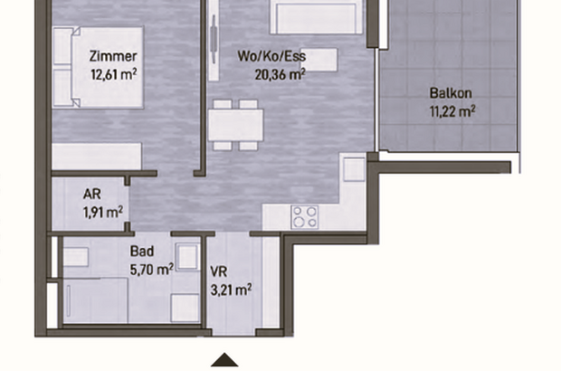 Terrassenwohnung kaufen in 8020 Graz Gries