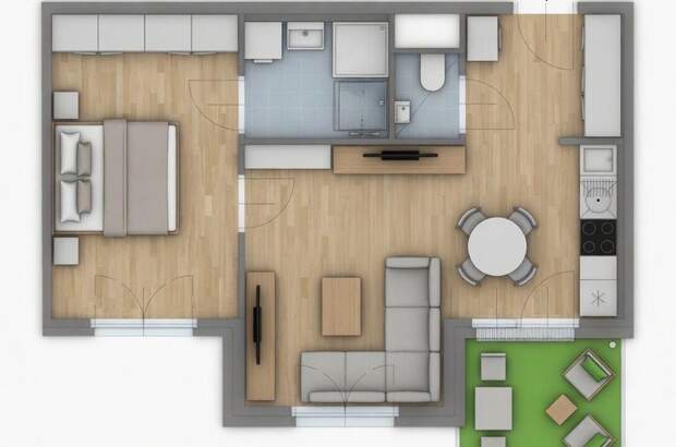 Wohnung mit Balkon mieten in 1200 neben dem Freie Mitte (Bild 1)