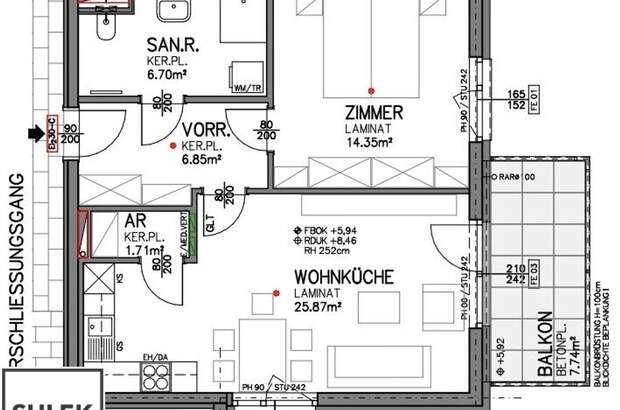 Wohnung mit Balkon mieten in 7000 Eisenstadt (Bild 2)