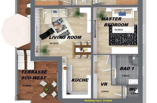 Terrassenwohnung kaufen in 8054 Graz (Bild 1)