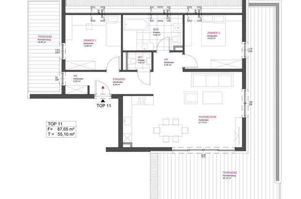 Wohnung mit Balkon mieten in 9500 Villach (Bild 4)