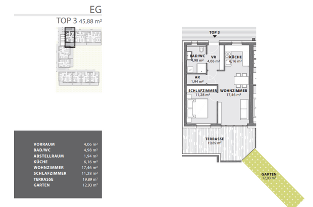 Terrassenwohnung kaufen in 8280 Fürstenfeld (Bild 2)