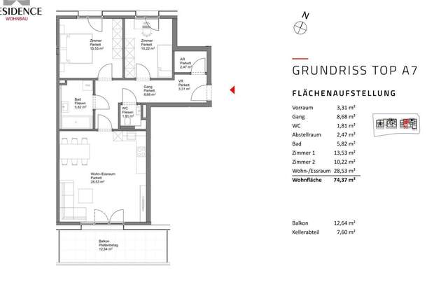 Wohnung mit Balkon kaufen in 5202 Neumarkt (Bild 4)