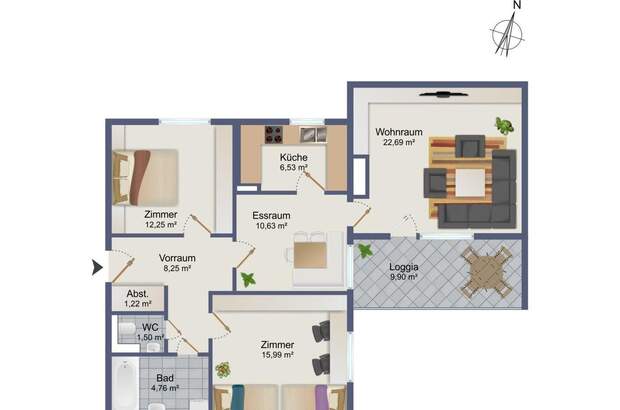Altbauwohnung kaufen in 8051 Graz (Bild 2)