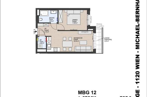 Wohnung mit Balkon kaufen in 1120 Wien (Bild 1)