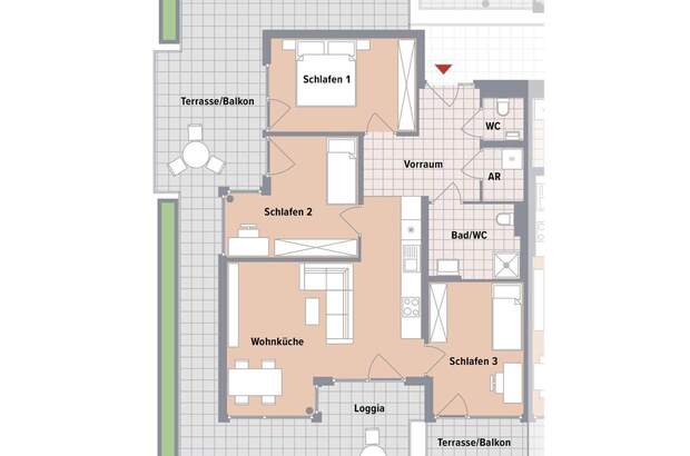 Wohnung mit Balkon kaufen in 8055 Graz (Bild 4)