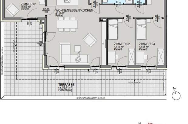 Wohnung mit Balkon kaufen in 8054 Graz (Bild 5)